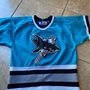 NHL, San Jose Sharks toddler jersey, starter size small or 3T